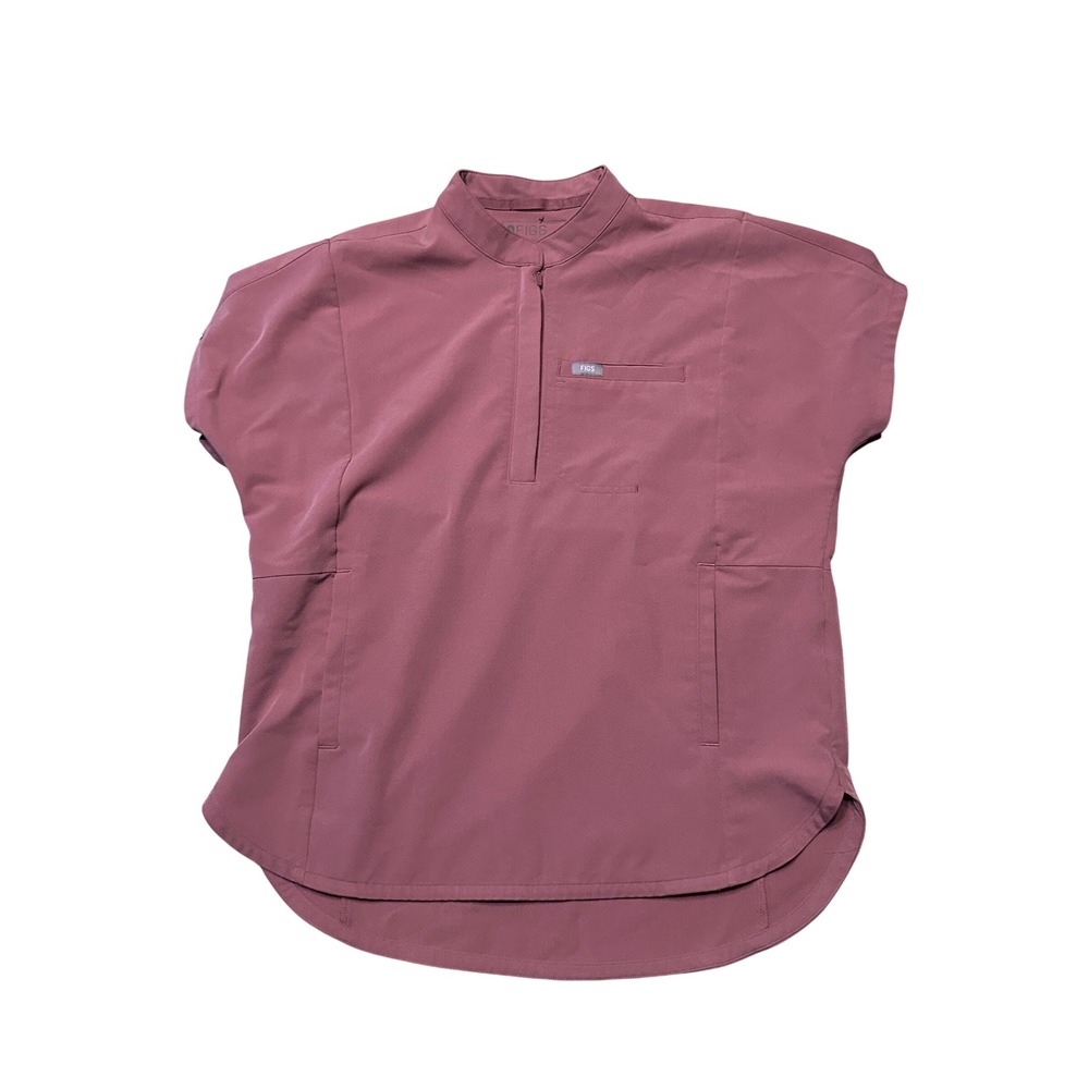 Figs Montex Scrub Top MAUVE Small